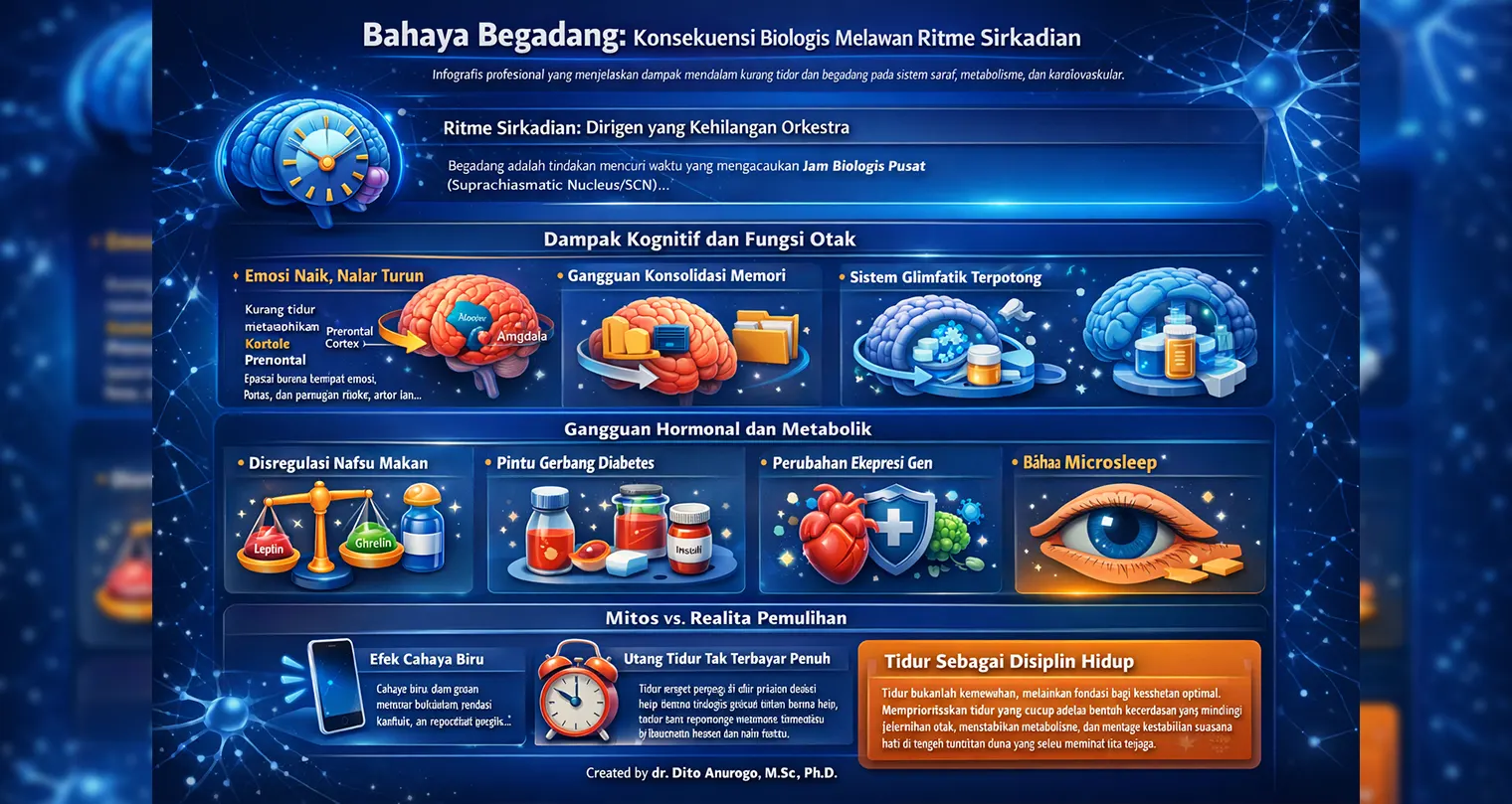 Bahaya Begadang: Diam-Diam Merusak Otak, Jantung, dan Sistem Imun Anda