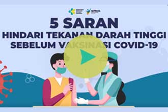 5 Saran Hindari Tekanan Darah Tinggi Sebelum Vaksinasi Covid-19