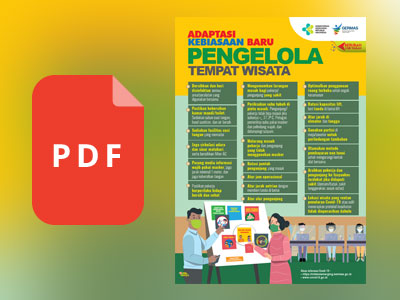 Flyer Adaptasi Kebiasaan Baru Pengelola Tempat Wisata