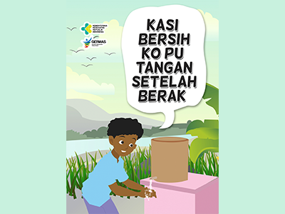 Flyer : Flyer Papua Cuci Tangan setelah BAB