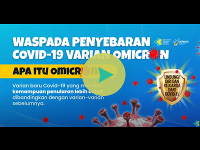 Video Waspada Penyebaran Covid-19 Varian Omicron