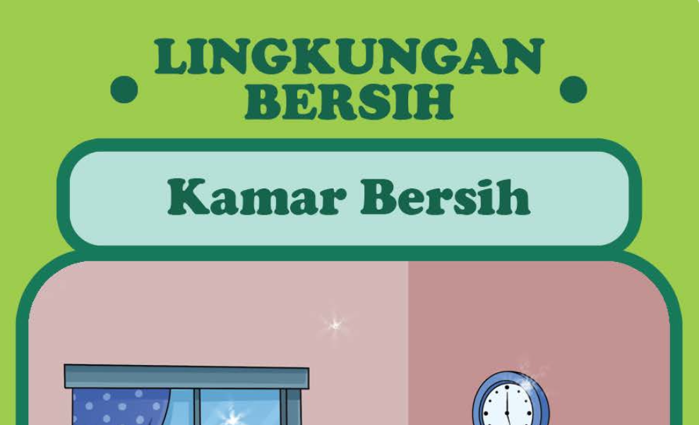 Flashcard Menjaga Kebersihan Lingkungan