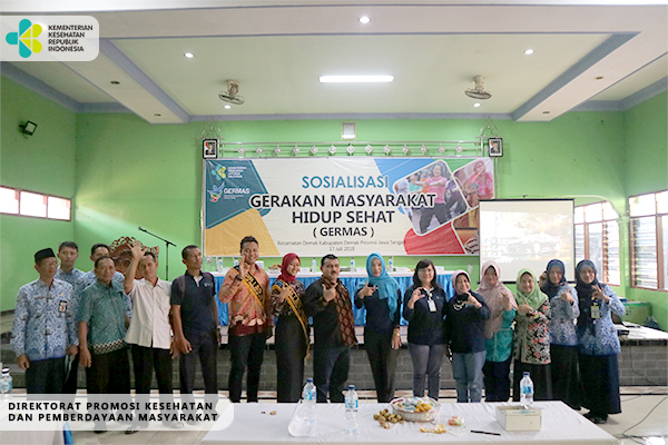 Foto kegiatan sosialisasi GERMAS di Demak