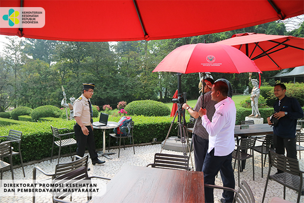 Shooting untuk Asian Games 2018 di Kebun Raya Bogor 2
