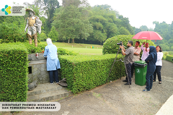 Shooting untuk Asian Games 2018 di Kebun Raya Bogor 3
