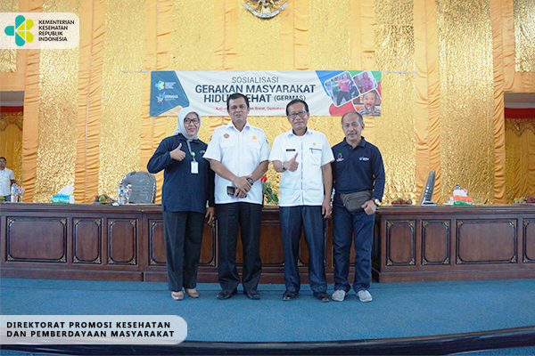 Sosialisasi GERMAS di Pasaman Barat, Sumatera Barat