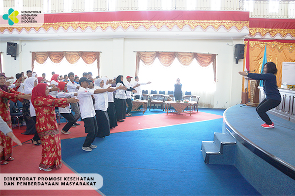 Sosialisasi GERMAS di Pasaman Barat, Sumatera Barat