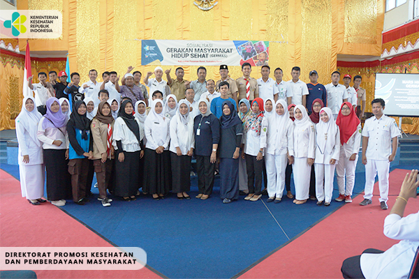 Sosialisasi GERMAS di Pasaman Barat, Sumatera Barat