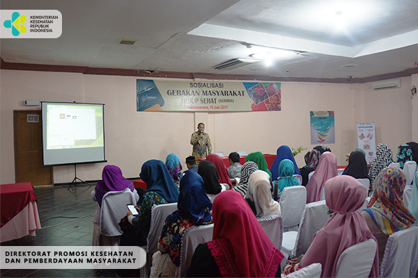 Sosialisasi GERMAS di Kota Lhokseumawe