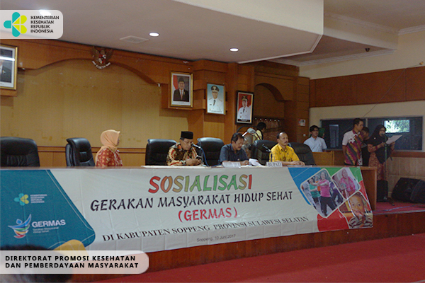 Sosialisasi GERMAS di Soppeng