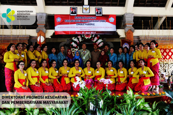 Verifikasi Lapangan Lomba PHBS Tingkat Nasional di Klungkung, Bali