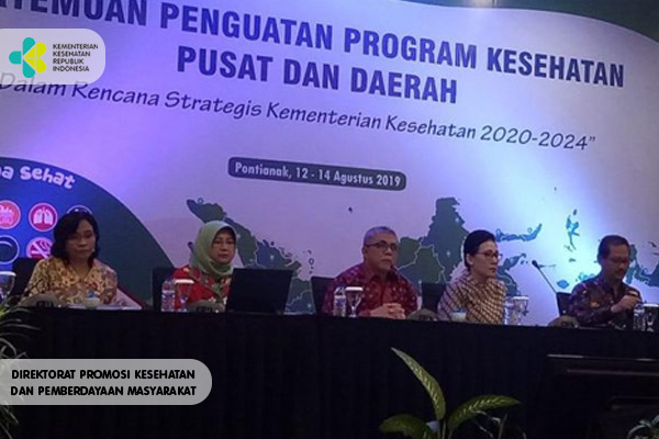 Pertemuan Penguatan Program Kesehatan Pusat Dan Daerah Di Pontianak