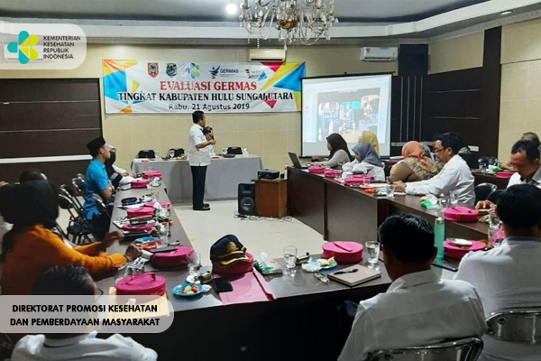 Evaluasi GERMAS di Hulu Sungai Selatan, Agustus 2019