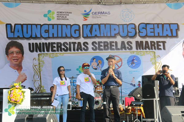 Launching Kampus Sehat di Universitas Sebelas Maret Solo