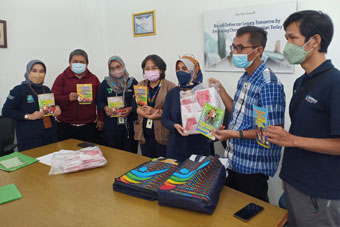 Kegiatan TGC Mudik Sehat 2022 di Rest Area KM 10A Cibubur