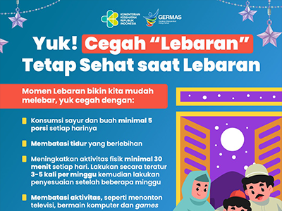 Media Sosial: Yuk Cegah Lebaran, Tetap Sehat saat Lebaran