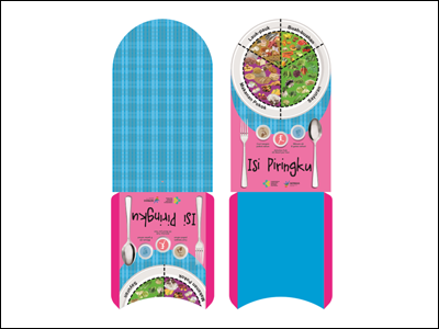 Merchandise: Amplop ISI Piringku dengan Logo Promkes
