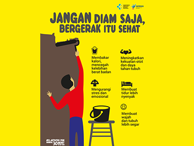 Poster : Ayo Bergerak 70x100cm