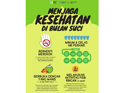 Flyer : Puasa Jaga Kesehatan 15x21cm