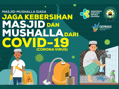 Flyer: Pencegahan COVID-19 di Masjid dan Musholla