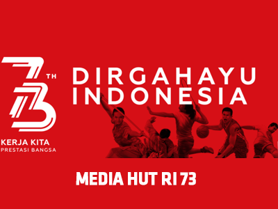 Umbul-Umbul : Media HUT RI 73 80x400cm