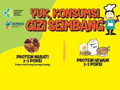 Flyer : Gizi Seimbang 15x21cm 2017