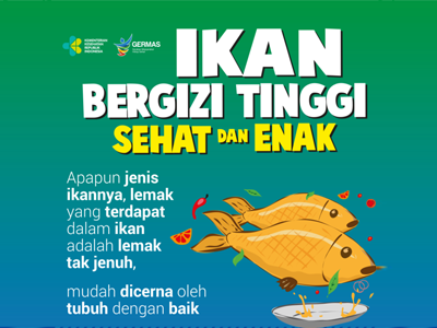 Poster : Ikan Bergizi Tinggi 100x1005cm