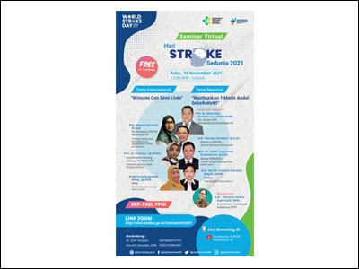 Flyer Webinar Hari Stroke Sedunia 2021