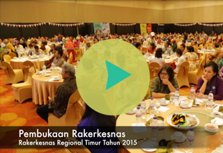 Rakerkesnas Regional Timur Tahun 2015 -Rangkaian Acara