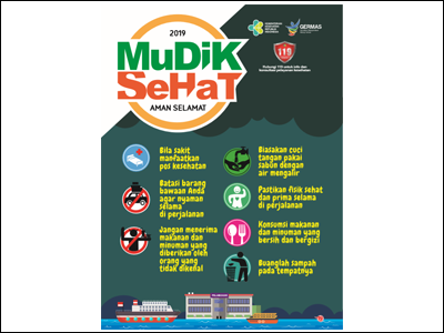 Flyer: Mudik Sehat 2019 di Pelabuhan