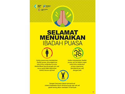 Poster : Ibadah Puasa 70x100