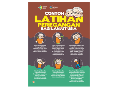 Flyer: Contoh Latihan Peregangan untuk Lansia