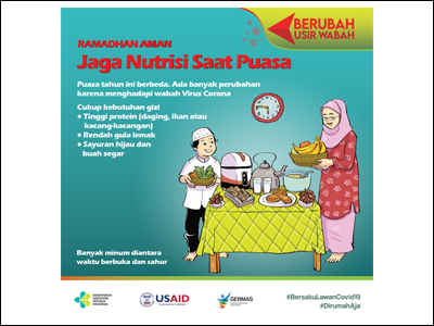 Materi Medsos: Berubah Usir Wabah - Nutrisi Puasa