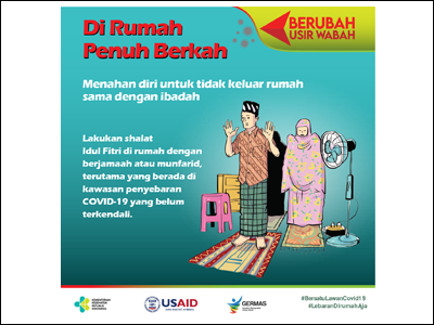 Materi Medsos: Berubah Usir Wabah - Di Rumah Penuh Berkah