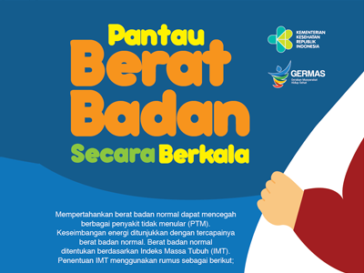 Flyer : Pantau Berat Badan 15x21cm 2017