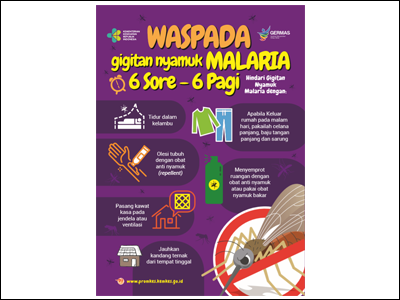 Flyer: Waspada Gigitan Nyamuk Malaria