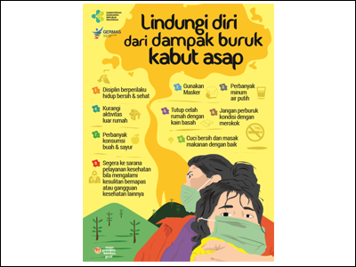 Flyer: Lindungi Diri dari Kabut Asap