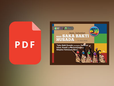 Backdrop Hari Saka Bakti Husada 2020 - Dalam Gedung