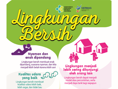 Flyer: Lingkungan Bersih 15x21cm