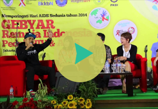 Talk Show @Gebyar Pemuda Indonesia Peduli HIV AIDS