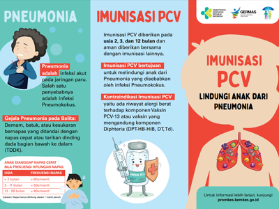 Leaflet Informasi Pencegahan Pneumonia