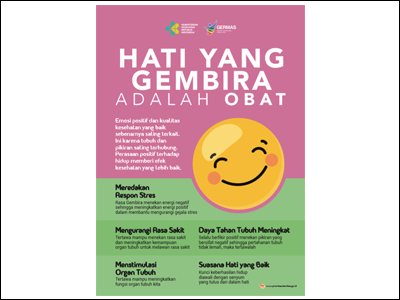 Flyer: Hati yang Gembira adalah Obat