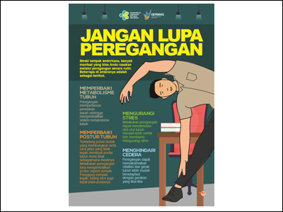 Flyer: Jangan Lupa Peregangan