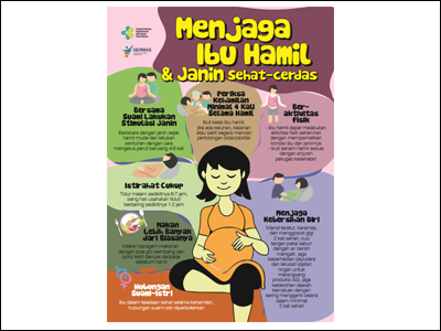 Flyer: Menjaga Ibu Hamil dan Janin Sehat - Cerdas