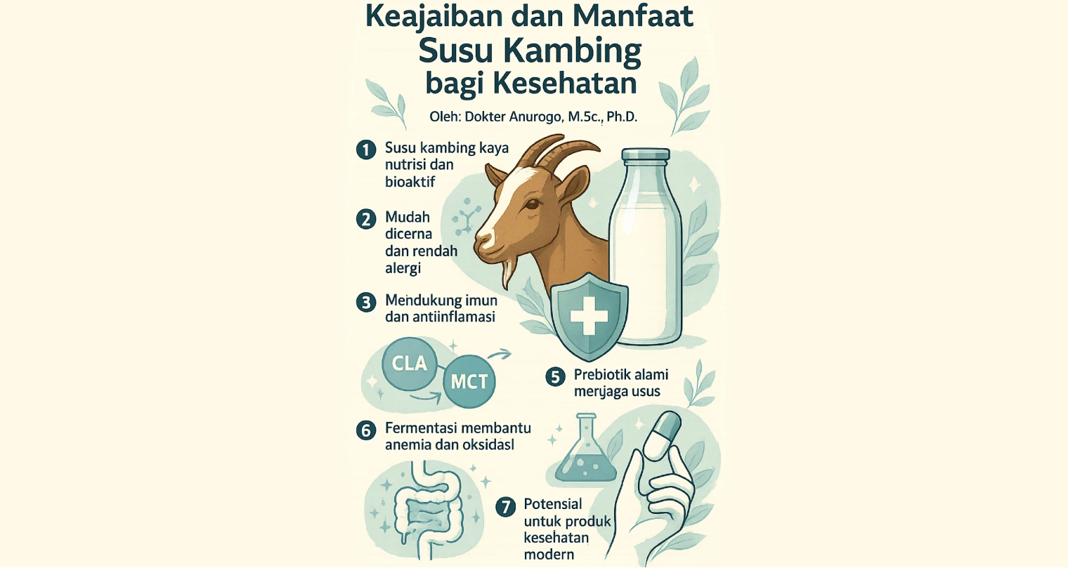 Keajaiban dan Manfaat Susu Kambing bagi Kesehatan