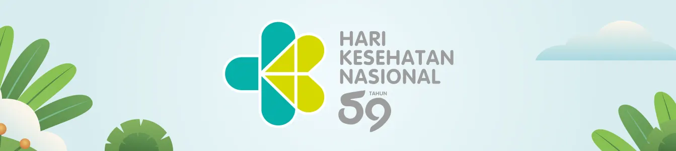 Logo Hari Kesehatan Nasional ke 59 (HKN 59)
