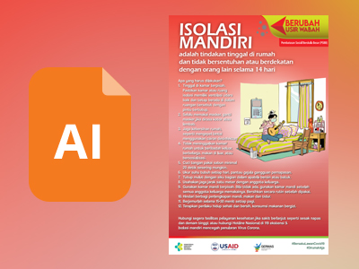 Flyer PSBB - Isolasi Mandiri (AI)