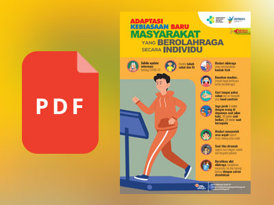 Flyer Adaptasi Kebiasaan Baru untuk Sarana dan Kegiatan Olahraga