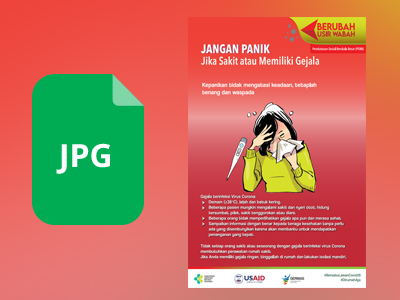 Flyer PSBB - Jangan Panik Jika Sakit atau Memiliki Gejala (JPG)