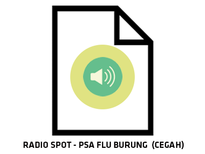 Audio :  Radio Spot Flu Burung versi Cegah -Kemenkes